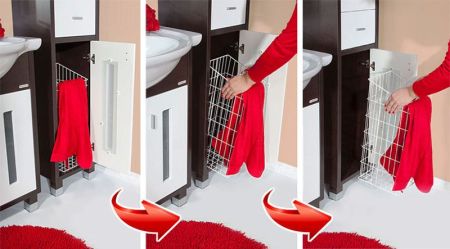 Тумба под раковину Бриклаер Бали 75 Венге Белый глянец