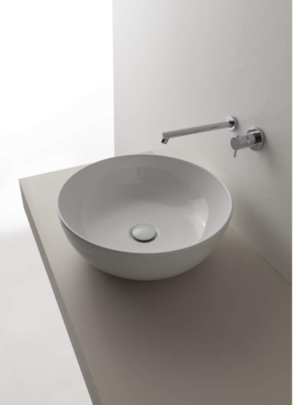 Донный клапан, Globo, для раковин, материал крышки-керамика, цвет крышки-белый