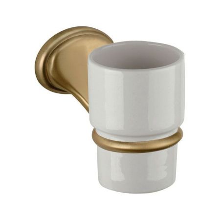 Daniel Revival Acc.B. Стакан, подвесной, керамика, белый/бронза, артикул REPB940 br 63