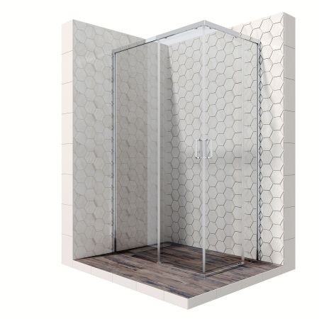 Душевой уголок Ambassador Queen 11011106L-PR1, прямоугольный, линейный трап, 120х80, артикул 11011106L-PR1