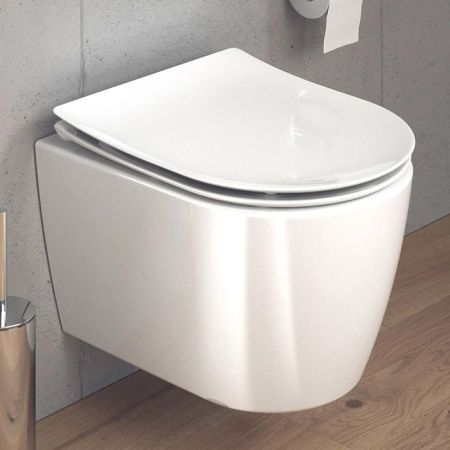 Duravit Soleil by Starck Унитаз подвесной 370х480мм, безободковый, Weiß Hochglanz, HyG, цвет белый