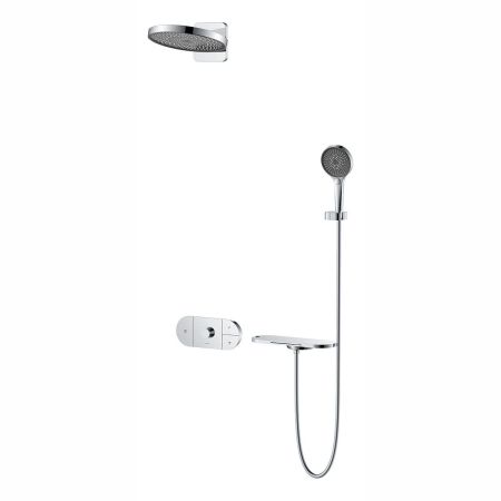 Душевой комплект Futura VSFW-2F12TCH термостатический встраиваемый, 3 режима, хром, артикул VSFW-2F12TCH