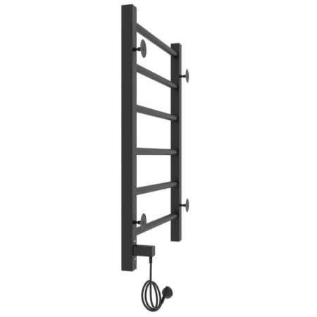 Полотенцесушитель электро "Феличия ЧКЧ6 400х600", черный муар, правый, артикул 73207611