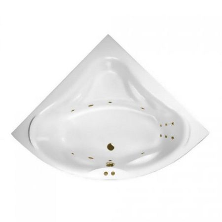 Ванна EXCELLENT Konsul 150x150 "LINE" (бронза), артикул WAEX.KON15.LINE.BR