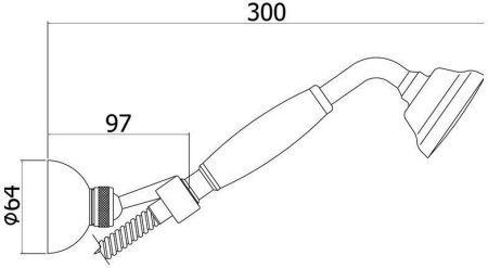 Душевой гарнитур Paffoni Belinda ZDUP035BR, артикул ZDUP035BR