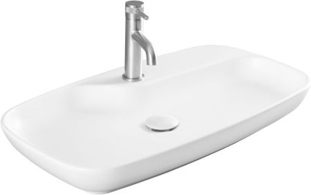 Раковина накладная Allen Brau Liberty 4.32011.21 белый матовый, артикул 4.32011.21