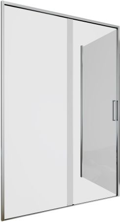 Душевой уголок Aquanet Pleasure Evo 130x80 AE65-130x80-CT профиль хром, прозрачное стекло, артикул AE65-130x80-CT