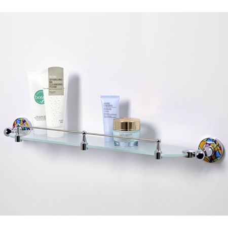 Стеклянная полка WasserKRAFT Diemel K-2244 Хром, артикул K-2244