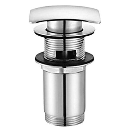 Слив для умывальник CLICK - CLACK квадратный, латунный, артикул EUVCR05