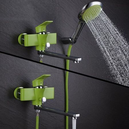 Смеситель для ванны D&K Berlin Humboldt DA1433312 универсальный Хром Зеленый, артикул DA1433312