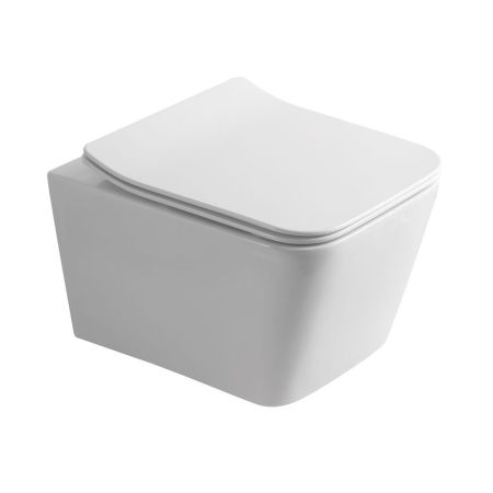 Унитаз подвесной WesnaArt KUBUS 205-KUB13, белый, артикул 205-KUB13