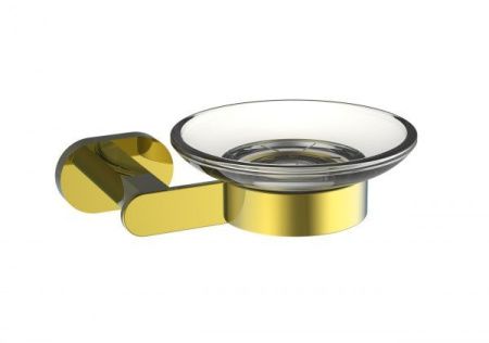 Мыльница с держателем WONZON & WOGHAND FIRST, Глянцевое золото (WW-8422-LG) Мыльница с держателем WONZON & WOGHAND FIRST, Глянцевое золото (WW-8422-LG)