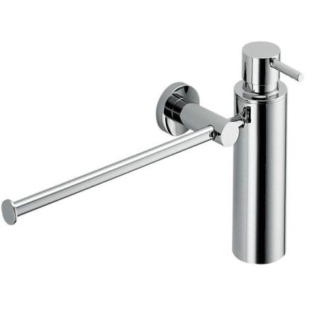 Colombo Plus Полотенцедержатель с дозатором жидкого мыла, цвет: хром, артикул W4975.CR