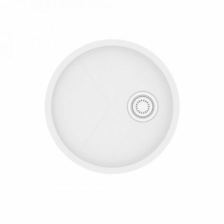 Кухонная мойка KitKraken Spring White 51 Белая, артикул C-510.9010