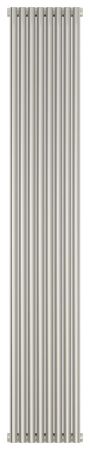 Отопительный радиатор ЭСТЕТ-00 н/ж 1800х360 / 8 сек (Матовый БЕЛЫЙ), артикул 30-0332-1808