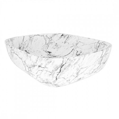Раковина чаша Maretti FL13NS25-740MR, белый мрамор, артикул FL13NS25-740MR