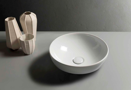 Донный клапан, Globo, для раковин, материал крышки-керамика, цвет крышки-белый, артикул FI024BI