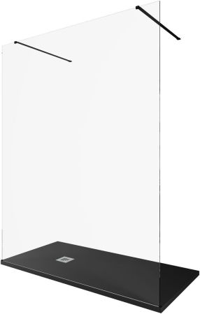 Душевая перегородка Allen Brau Infinity 2 160 3.21057.BBA черный браш, артикул 3.21057.BBA