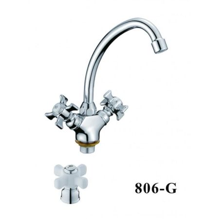 Смеситель для кухни D-Lin D156806-G, хром, артикул D156806-G