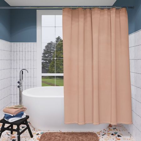 Шторка для ванной "Элит" FORA, титан