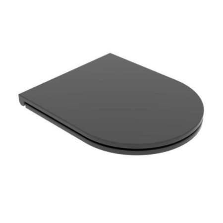 Крышка-сиденье GSG Like LKCOPRSLTICR003 с микролифтом, черный матовый