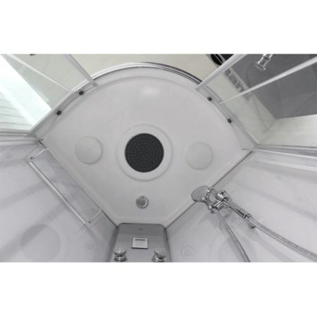 Душевая кабина Orans SR-86150S 90x90 с баней профиль Белый задние стенки Белые, артикул SR-86150S