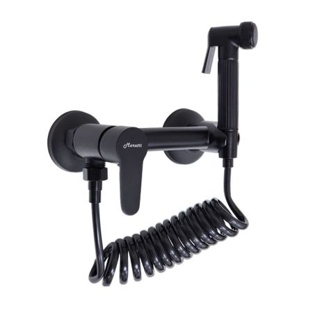 Гигиенический душ со смесителем Maretti Project Black PB30RN69, черный, артикул PB30RN69