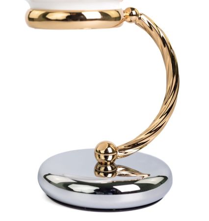 Stil Haus Giunone, настольный керамический дозатор, цвет хром - золото, артикул G720(02)