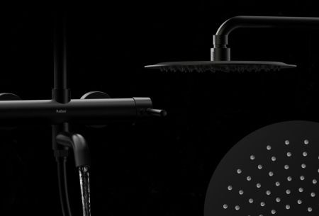 Душевая система Raiber RPB-006, черный, артикул RPB-006