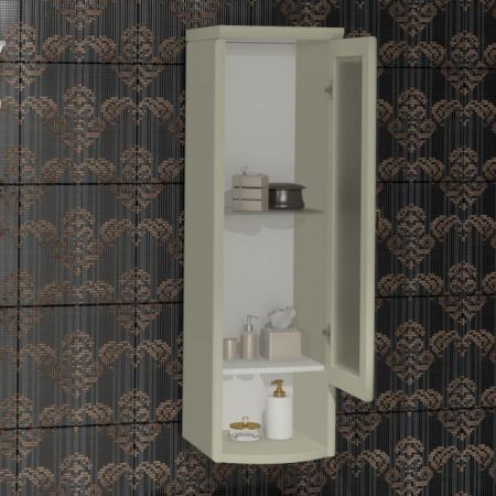 Шкаф подвесной одностворчатый Клио правый Opadiris Слоновая кость, артикул 