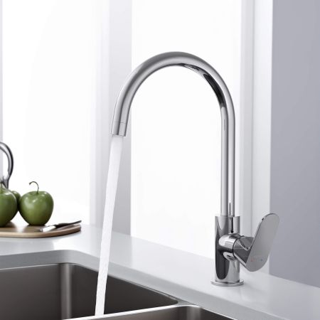 Смеситель для кухни AQUATEK AQ1282CR ОБЕРОН, артикул AQ1282CR