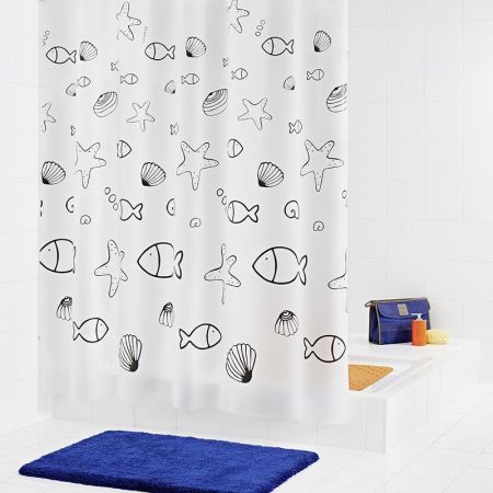 Штора для ванны Ridder Seashell 200х180 Белая, артикул 32630