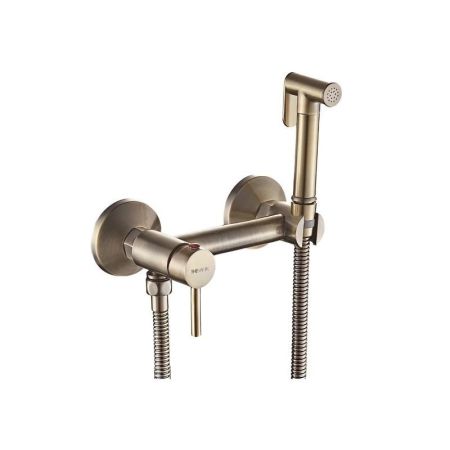 Гигиенический душ со смесителем Shevanik S107Q, бронза, артикул S107Q