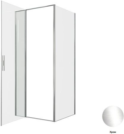 Душевой уголок Allen Brau Priority 90x80 3.31025.00 + 3.31040.00 хром, артикул 3.31025.00 + 3.31040.00