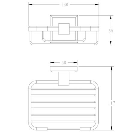 Мыльница FASHUN A2602-1-17, графит