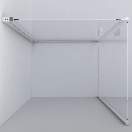 Душевой уголок Vincea Orta 90х90 VSR-1O9090CH-R профиль Хром стекло шиншилла, артикул VSR-1O9090CH-R