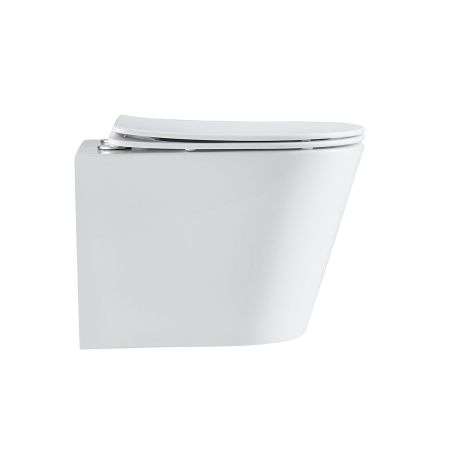 подвесные унитазы Vincea Унитаз подвесной Piatti VT1-11T Tornado, цвет белый, ультратонкое soft-close сиденье,, артикул VT1-11T