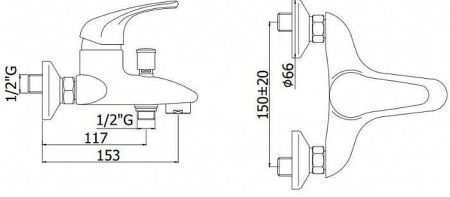 Набор смесителей Paffoni Nettuno Due 3 в 1 (сет 2), артикул 00255120