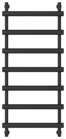 Полотенцесушитель водяной АТЛАНТ 1200х500 (МУАР Темный Титан), артикул 15-0226-1250