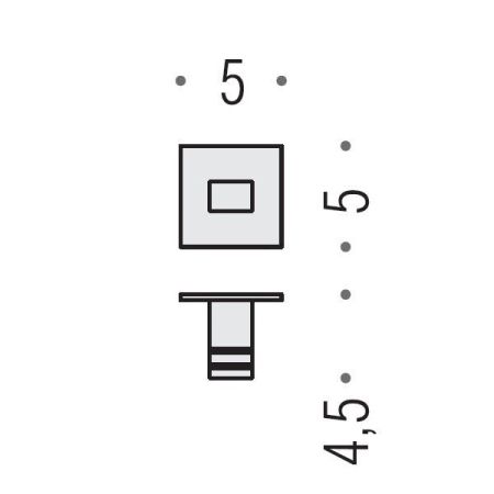 Colombo Forever Крючок, цвет: хром, артикул BLC67.CR