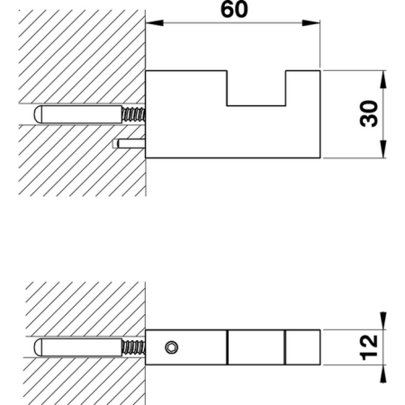 CISAL Accessori Bagno Крючок, цвет хром, артикул QU09071021