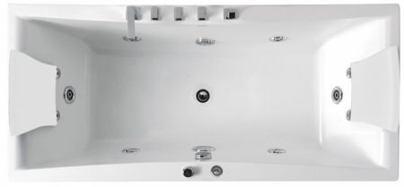 Акриловая ванна Gemy G9076B 177х81 с гидромассажем, артикул G9076B