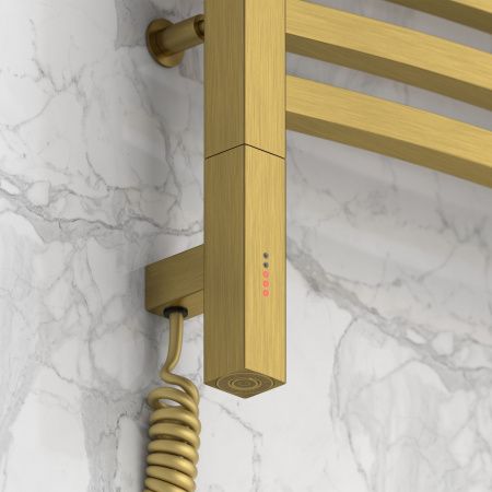 Полотенцесушитель электрический АРКУС 3.0 1000х600 МЭМ левый (Состаренная латунь)