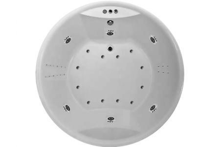 Ванна акриловая встраиваемая Vayer Eva Гл000025681, 180x180, артикул Гл000025681