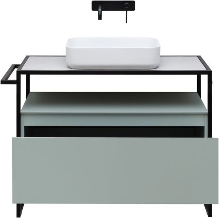 Тумба под раковину Allen Brau Priority 100 1.31003.PWM папирус матовый, артикул 1.31003.PWM