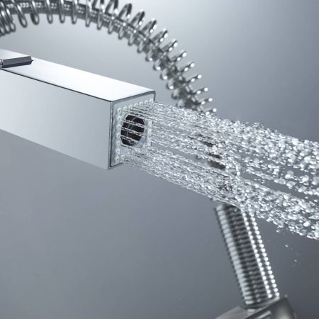 Смеситель для кухни GROHE Eurocube профессиональный, хром (31395000)