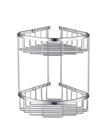 Полка угловая двойная Timo Saona 13082/00 хром, артикул 13082/00