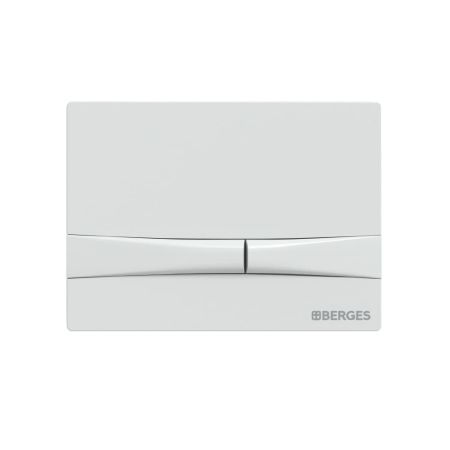 Инсталляция BERGES для скрытого монтажа унитаза NOVUM кнопка F1 белая, артикул 040250