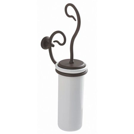 GLOBO Paestum Ёршик подвесной в керамической колбе, цвет белый/metallo antico