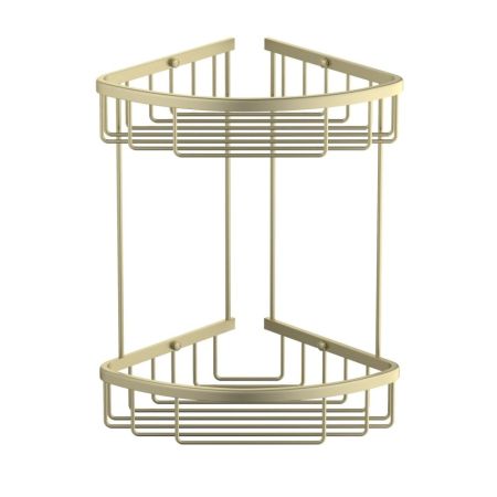 Полка угловая двойная Timo Saona золото матовое (13082/17), артикул 13082/17